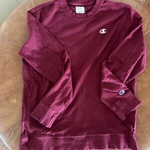 Champion Maroon Crewneck Sweatshirt